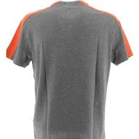 EA7 Emporio Armani Uomo T Shirt Grigio/Arancione Manica Corta Girocollo